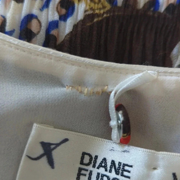 Diane Von Furstenberg Kacie Floral Leopard Dress - Picture 10 of 10